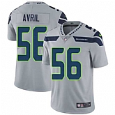 Nike Seattle Seahawks #56 Cliff Avril Grey Alternate NFL Vapor Untouchable Limited Jersey,baseball caps,new era cap wholesale,wholesale hats